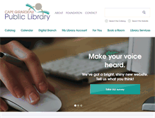 Tablet Screenshot of capelibrary.org